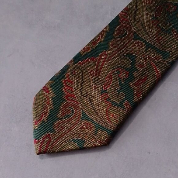 THOMAS PINK MADE IN ITALY TIE Elegant Paisley Silk Tie